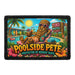 Poolside Pete - Protector of Midday Naps  - Meta Data - Crop Image Text - - Removable Patch - Pull Patch - Removable Patches For Authentic Flexfit and Snapback Hats
