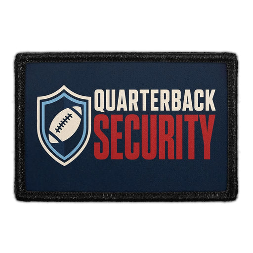 Quarterback Security  - Meta Data - Crop Image Text - - Removable Patch - Pull Patch - Removable Patches For Authentic Flexfit and Snapback Hats
