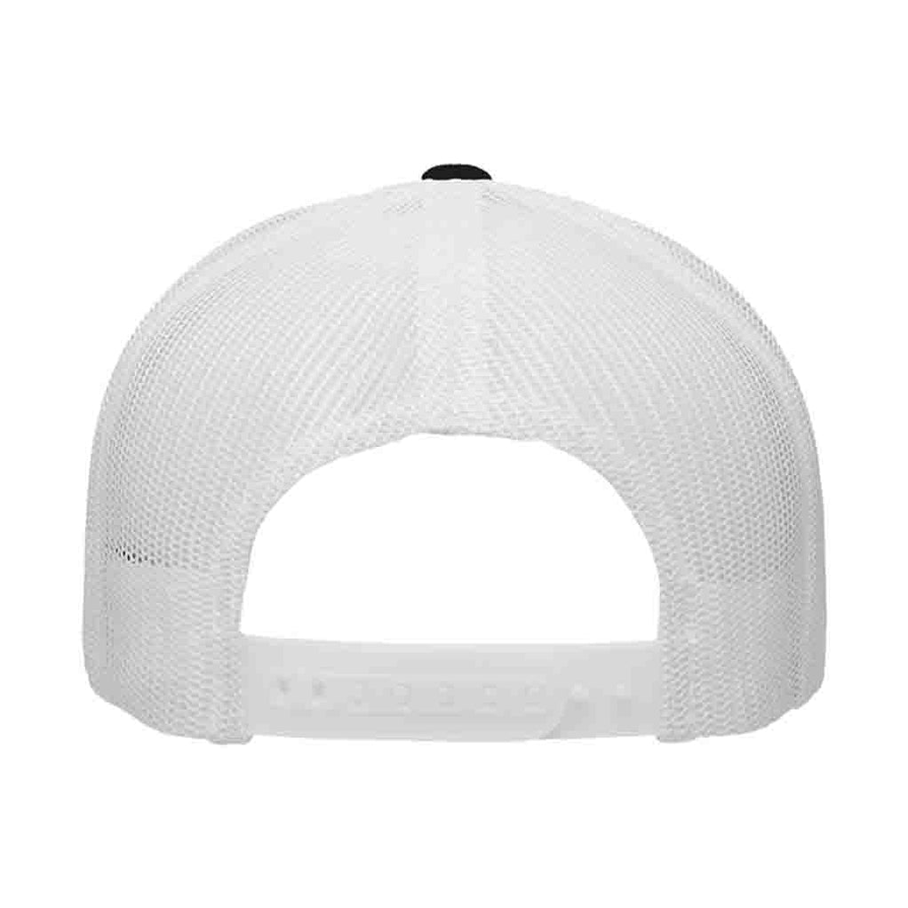 Retro Trucker 2-Tone Pull Patch Hat By Snapback - Black and White ...