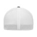 Charcoal and White - Trucker Mesh 2-Tone Flexfit Hat by Pull Patch - Pull Patch - Removable Patches For Authentic Flexfit and Snapback Hats