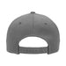 Premium Curved Visor Pull Patch Hat By Snapback - Dark Grey - Pull Patch - Removable Patches For Authentic Flexfit and Snapback Hats