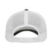 Trucker - Curved Bill - 2-Tone Pull Patch Hat By Snapback - Green and White - Pull Patch - Removable Patches That Stick To Your Gear