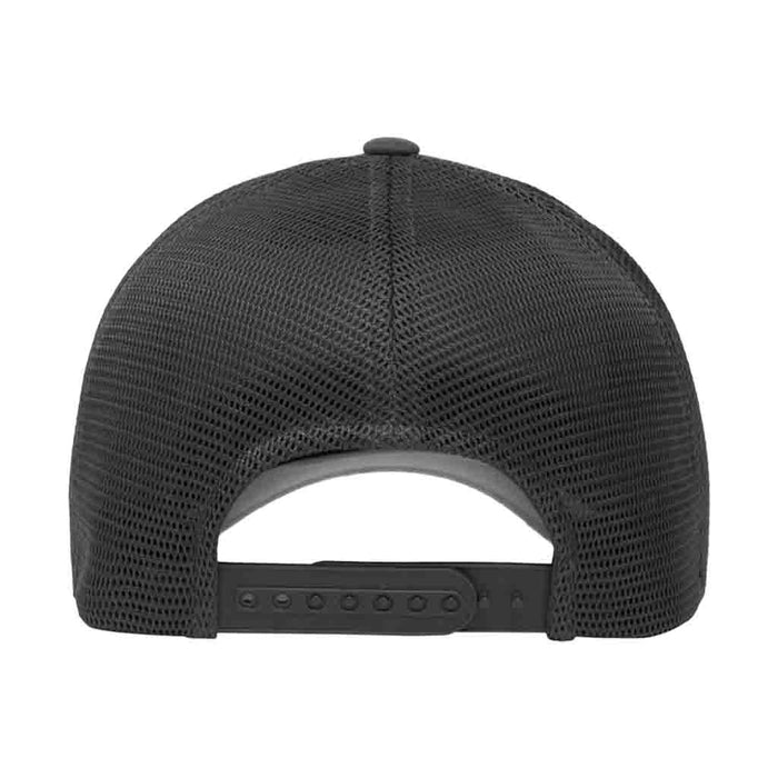 Trucker - Curved Bill - Flexfit + Snapback Hat by Pull Patch - Charcoal - Pull Patch - Removable Patches That Stick To Your Gear