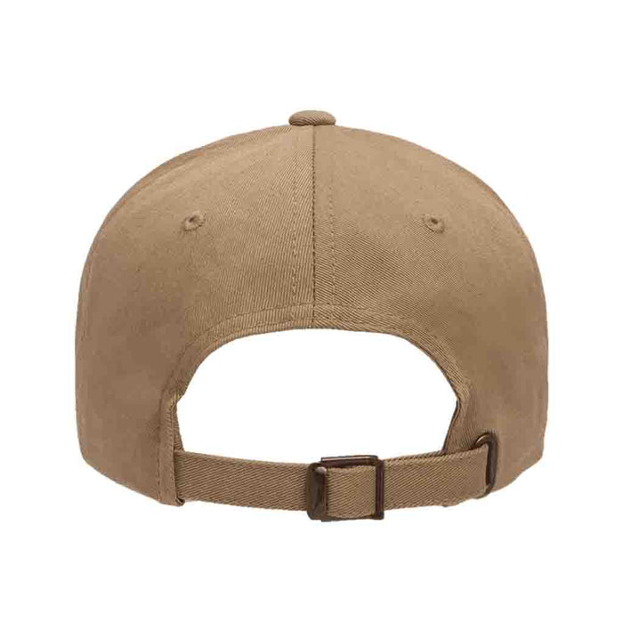 Dad Hat With A Pull Patch By Snapback - Khaki - Pull Patch - Removable Patches For Authentic Flexfit and Snapback Hats