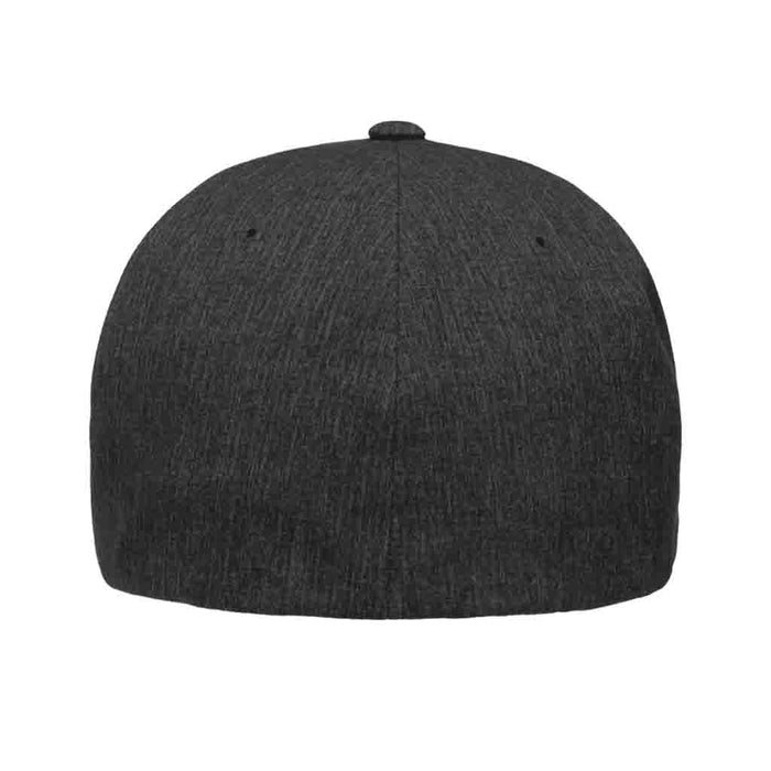 Melange Charcoal - Delta Carbon Flexfit Hat by Pull Patch - Pull Patch - Removable Patches For Authentic Flexfit and Snapback Hats