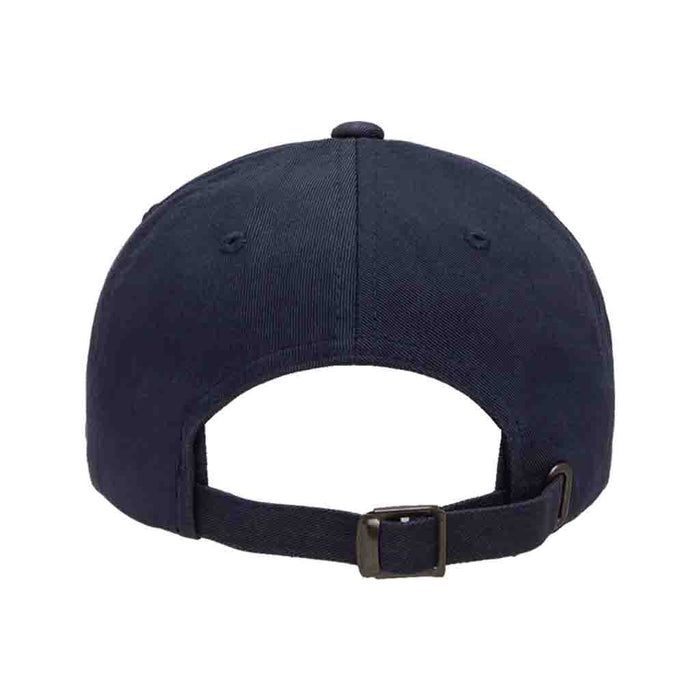 Dad Hat With A Pull Patch By Snapback - Navy Blue - Pull Patch - Removable Patches For Authentic Flexfit and Snapback Hats