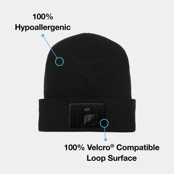 Premium Beanie: Flexfit by Pull Patch (Black)