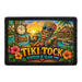 Tiki Tock - Guardian of Island Time  - Meta Data - Crop Image Text - - Removable Patch - Pull Patch - Removable Patches For Authentic Flexfit and Snapback Hats
