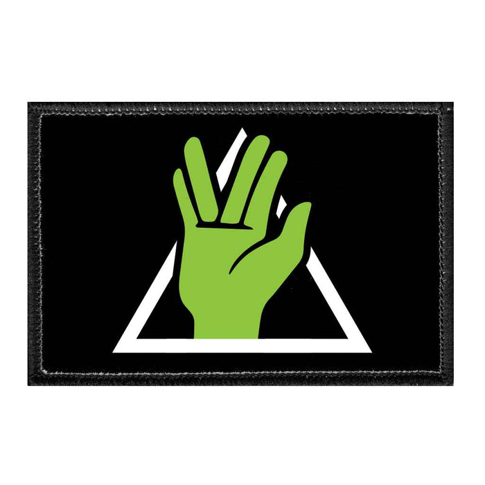 Alien Hand Gesture - Removable Patch - Pull Patch - Removable Patches That Stick To Your Gear