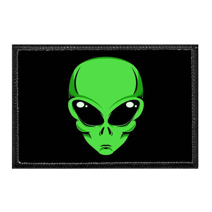 Alien Head - Removable Patch - Pull Patch - Removable Patches That Stick To Your Gear