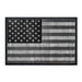 American Flag - Black and White - Distressed - Patch - Pull Patch - Removable Patches For Authentic Flexfit and Snapback Hats