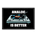 Analog Is Better - Removable Patch - Pull Patch - Removable Patches For Authentic Flexfit and Snapback Hats