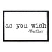 As You Wish - Westley - Patch - Pull Patch - Removable Patches For Authentic Flexfit and Snapback Hats