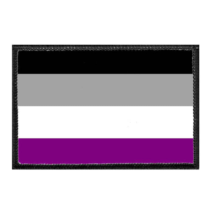 Asexual Pride Flag - Removable Patch - Pull Patch - Removable Patches For Authentic Flexfit and Snapback Hats