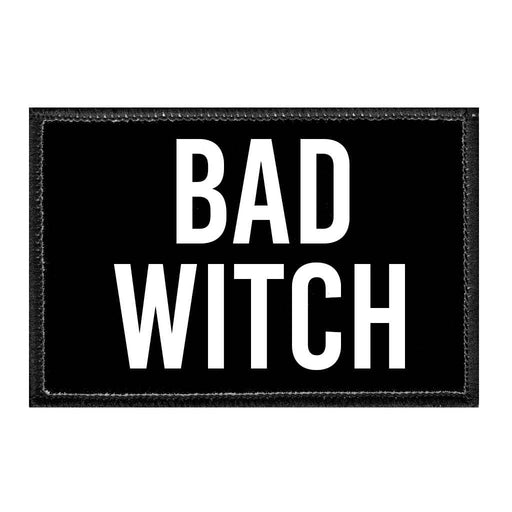 Bad Witch - Removable Patch - Pull Patch - Removable Patches For Authentic Flexfit and Snapback Hats