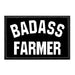 Badass Farmer - Removable Patch - Pull Patch - Removable Patches For Authentic Flexfit and Snapback Hats