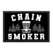 Chain Smoker - Disc Golf - Removable Patch - Pull Patch - Removable Patches For Authentic Flexfit and Snapback Hats