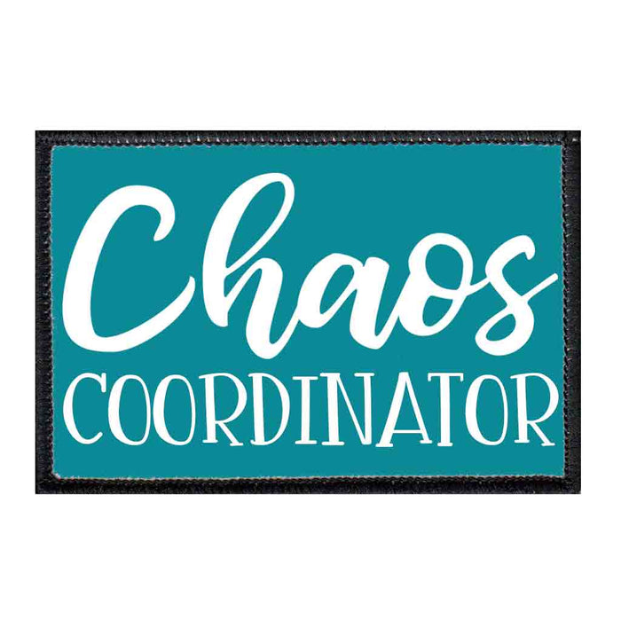 Chaos Coordinator - Patch - Pull Patch - Removable Patches For Authentic Flexfit and Snapback Hats