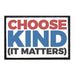 Choose Kind It Matters - Patch - Pull Patch - Removable Patches For Authentic Flexfit and Snapback Hats