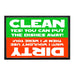 Clean YES! You Can Put The Dishes Away! - Dirty WAIT! I Wouldn't Use Them If I Were You! - Removable Patch - Pull Patch - Removable Patches That Stick To Your Gear