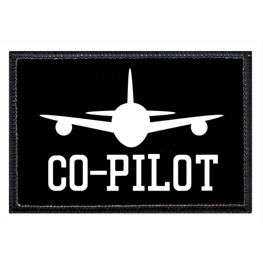 Co-Pilot - Patch - Pull Patch - Removable Patches For Authentic Flexfit and Snapback Hats