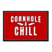 Cornhole & Chill - Removable Patch - Pull Patch - Removable Patches For Authentic Flexfit and Snapback Hats