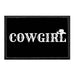 Cowgirl Hat - Removable Patch - Pull Patch - Removable Patches For Authentic Flexfit and Snapback Hats