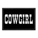 Cowgirl - Removable Patch - Pull Patch - Removable Patches For Authentic Flexfit and Snapback Hats