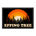 Effing Tree - Disc Golf - Removable Patch - Pull Patch - Removable Patches For Authentic Flexfit and Snapback Hats