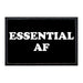 Essential AF - Removable Patch - Pull Patch - Removable Patches For Authentic Flexfit and Snapback Hats