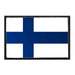 Finland Flag - Color - Removable Patch - Pull Patch - Removable Patches For Authentic Flexfit and Snapback Hats