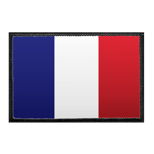 France Flag - Color - Removable Patch - Pull Patch - Removable Patches For Authentic Flexfit and Snapback Hats