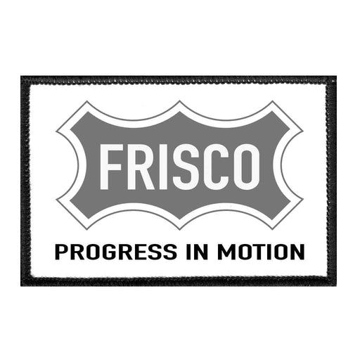 Frisco City Flag - Black and White - Removable Patch - Pull Patch - Removable Patches For Authentic Flexfit and Snapback Hats