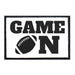 Game On - Football - Removable Patch - Pull Patch - Removable Patches For Authentic Flexfit and Snapback Hats