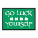 Go Luck Yourself - 4 Shamrocks - Patch - Pull Patch - Removable Patches For Authentic Flexfit and Snapback Hats