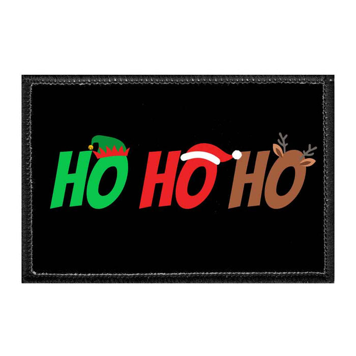 Ho Ho Ho - Removable Patch - Pull Patch - Removable Patches That Stick To Your Gear