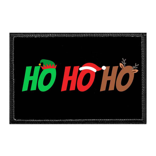 Ho Ho Ho - Removable Patch - Pull Patch - Removable Patches That Stick To Your Gear