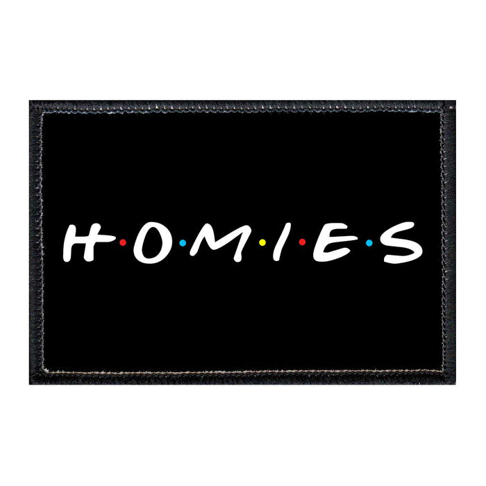 Homies - Removable Patch - Pull Patch - Removable Patches For Authentic Flexfit and Snapback Hats