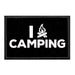 I Fire Camping - Removable Patch - Pull Patch - Removable Patches For Authentic Flexfit and Snapback Hats