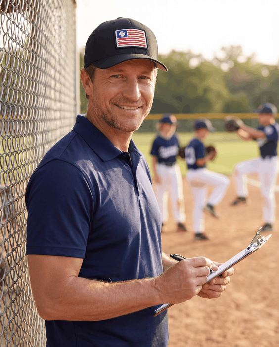 American Flag Baseball - Patch