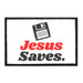 Jesus Saves - Patch - Pull Patch - Removable Patches For Authentic Flexfit and Snapback Hats