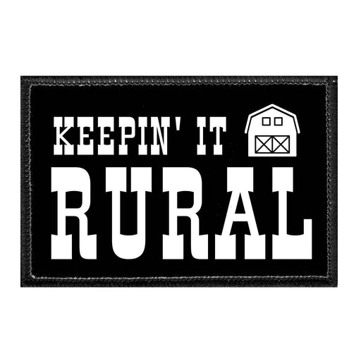 Keepin' It Rural - Removable Patch - Pull Patch - Removable Patches For Authentic Flexfit and Snapback Hats