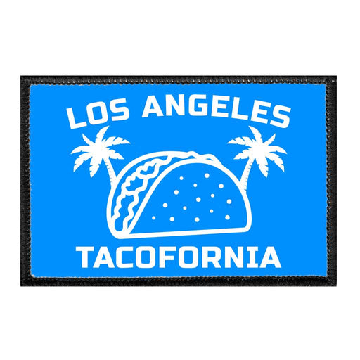 Los Angeles - Tacofornia - Removable Patch - Pull Patch - Removable Patches For Authentic Flexfit and Snapback Hats