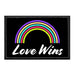 Love Wins - Removable Patch - Pull Patch - Removable Patches For Authentic Flexfit and Snapback Hats