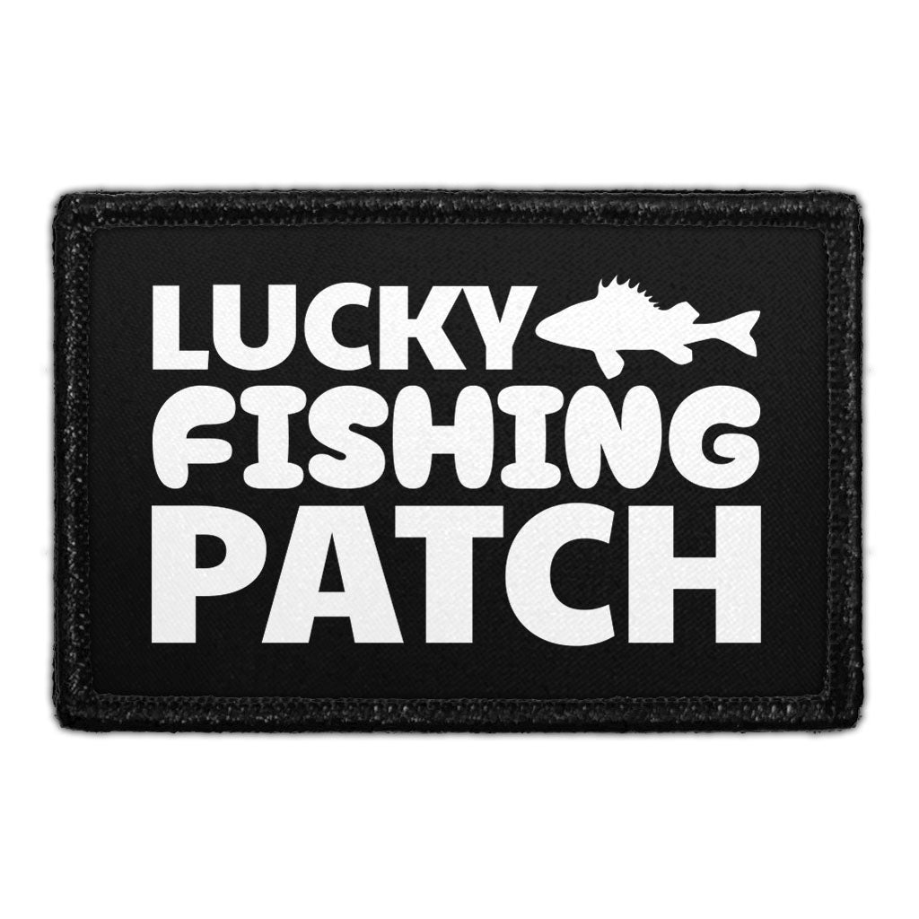 Gone Fishing - Removable Patch — Pull Patch - Removable Patches That ...