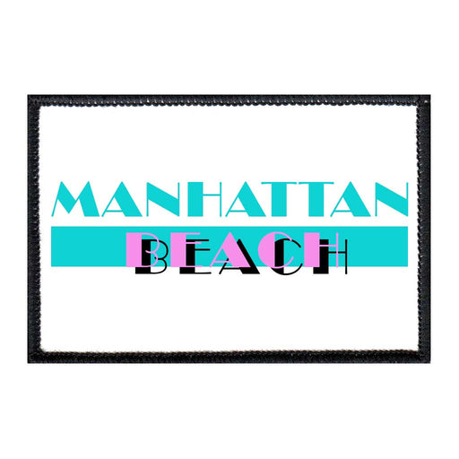 Manhattan Beach - Miami Vice - Removable Patch - Pull Patch - Removable Patches For Authentic Flexfit and Snapback Hats