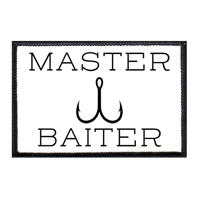 Master Baiter - Removable Patch - Pull Patch - Removable Patches For Authentic Flexfit and Snapback Hats