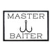 Master Baiter - Removable Patch - Pull Patch - Removable Patches For Authentic Flexfit and Snapback Hats