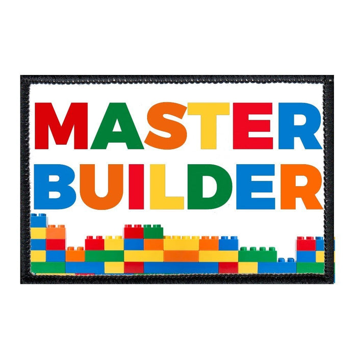 Master Builder - Patch - Pull Patch - Removable Patches For Authentic Flexfit and Snapback Hats