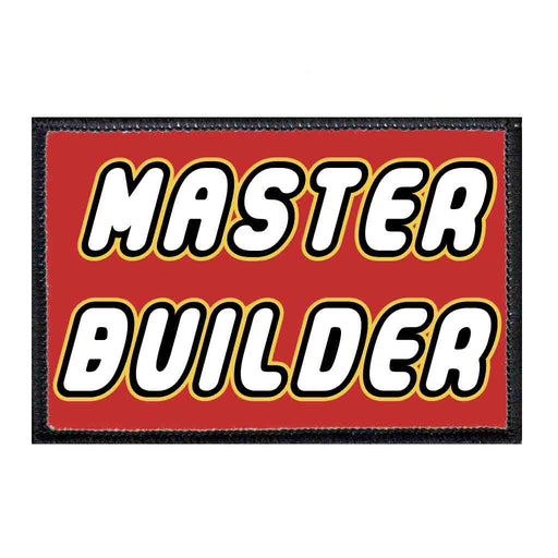 Master Builder - Patch - Pull Patch - Removable Patches For Authentic Flexfit and Snapback Hats